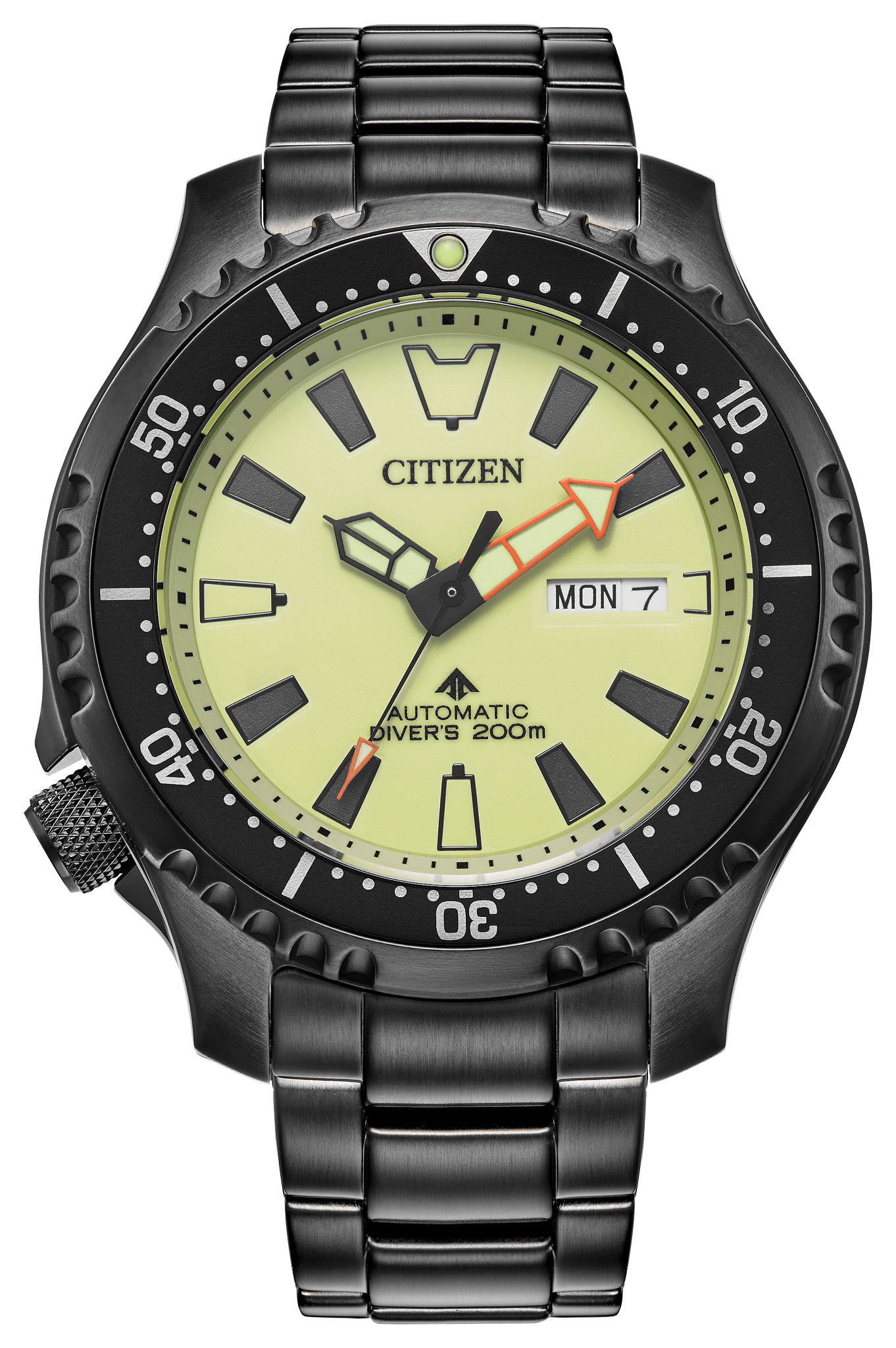 Promaster Dive Automatic Yellow Dial Stainless Steel Bracelet NY0155-58X |  CITIZEN